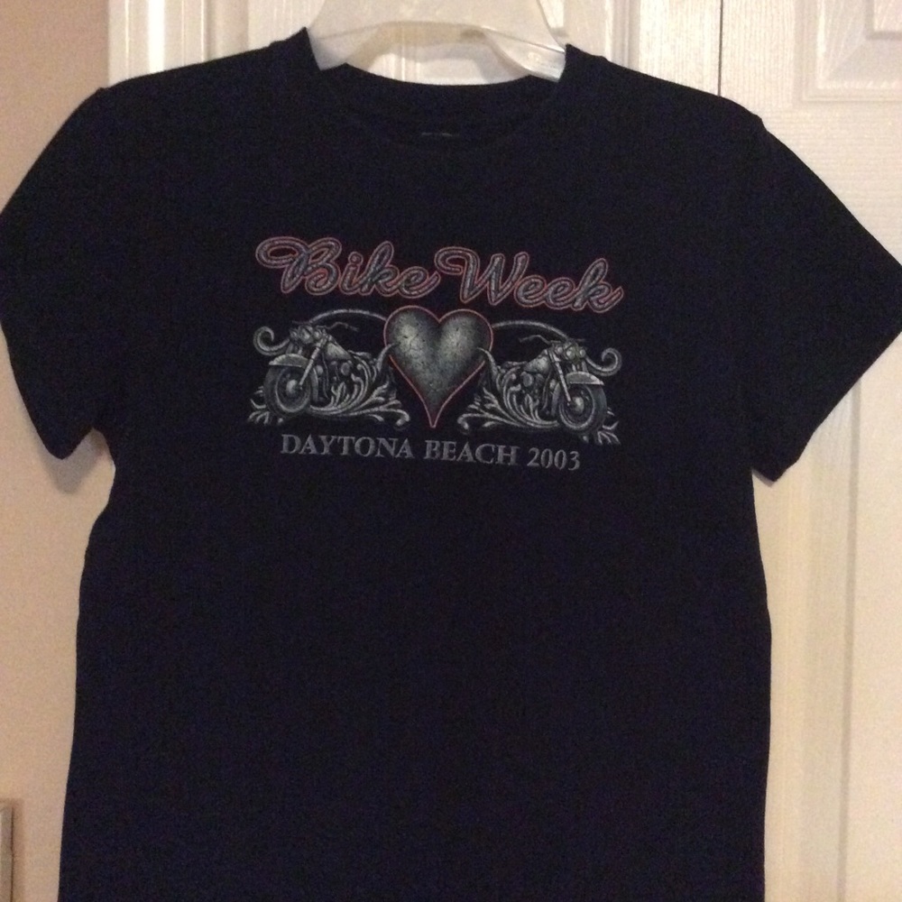 Harley Davidson bike week women small T-shirt